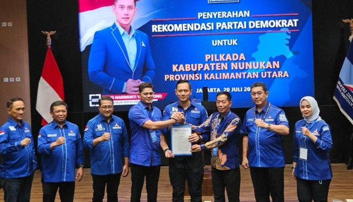 Pilbup Nunukan, DPP Partai Demokrat Resmi Usung Andi M Akbar-Serfianus